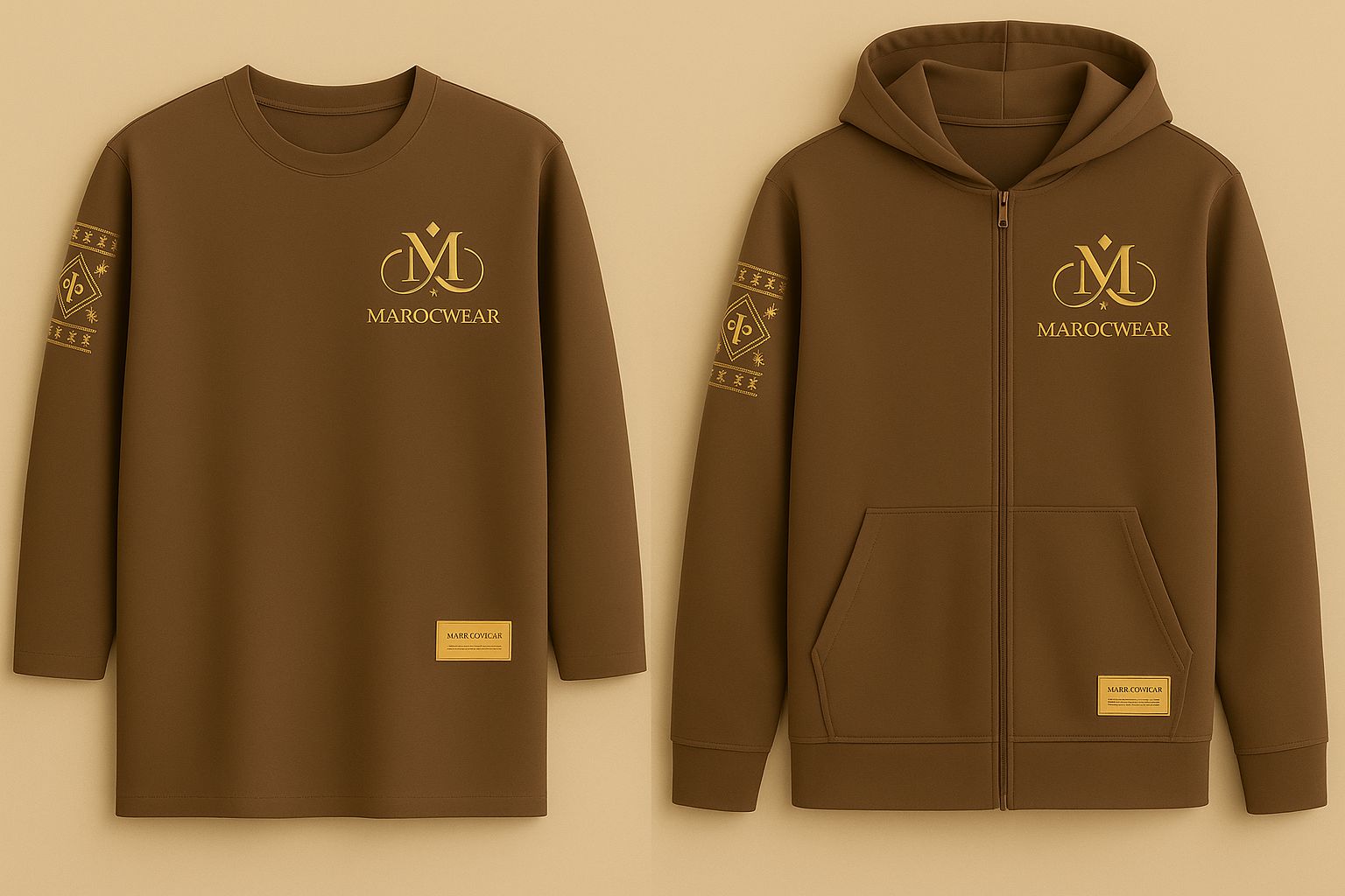 Duo MAROCWEAR | Hoodie et haut manches longues